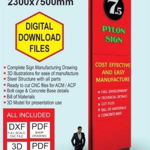 7.5m Pylon